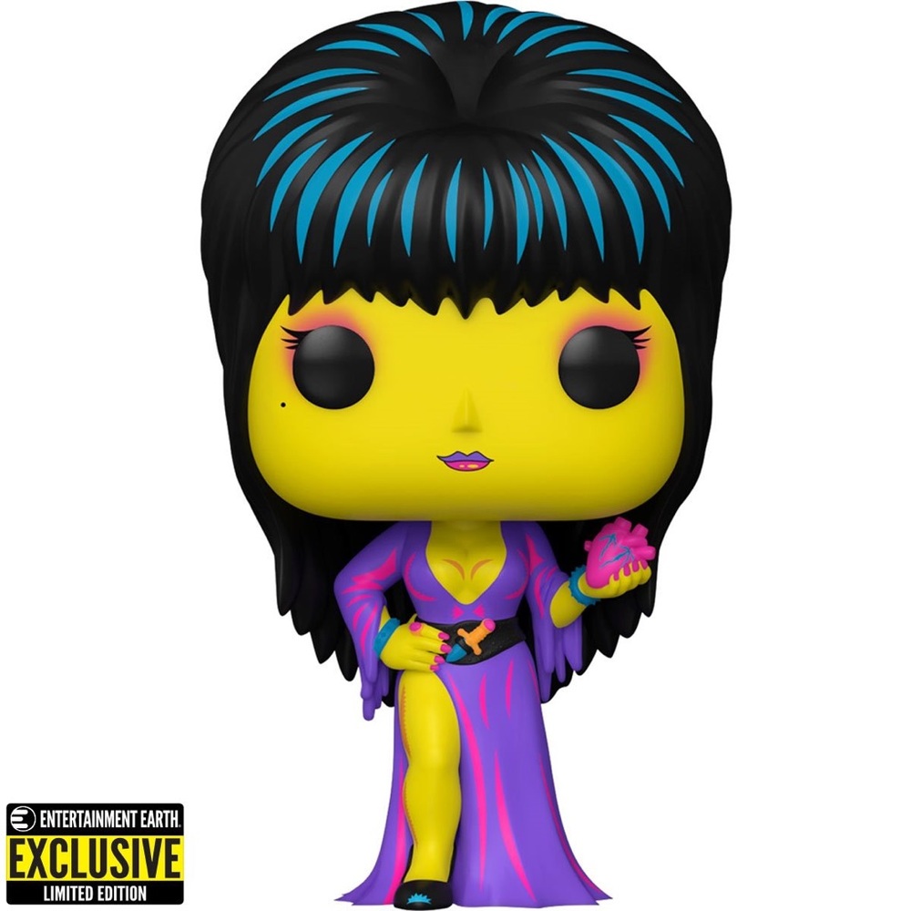*NEW* Funko Pop! Elvira 40 Years Black Light EE Exclusive #68 Vinyl Figure
